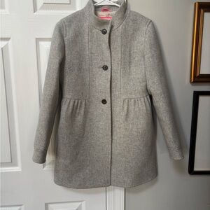Crewcuts Light Gray Girls Pea Coat